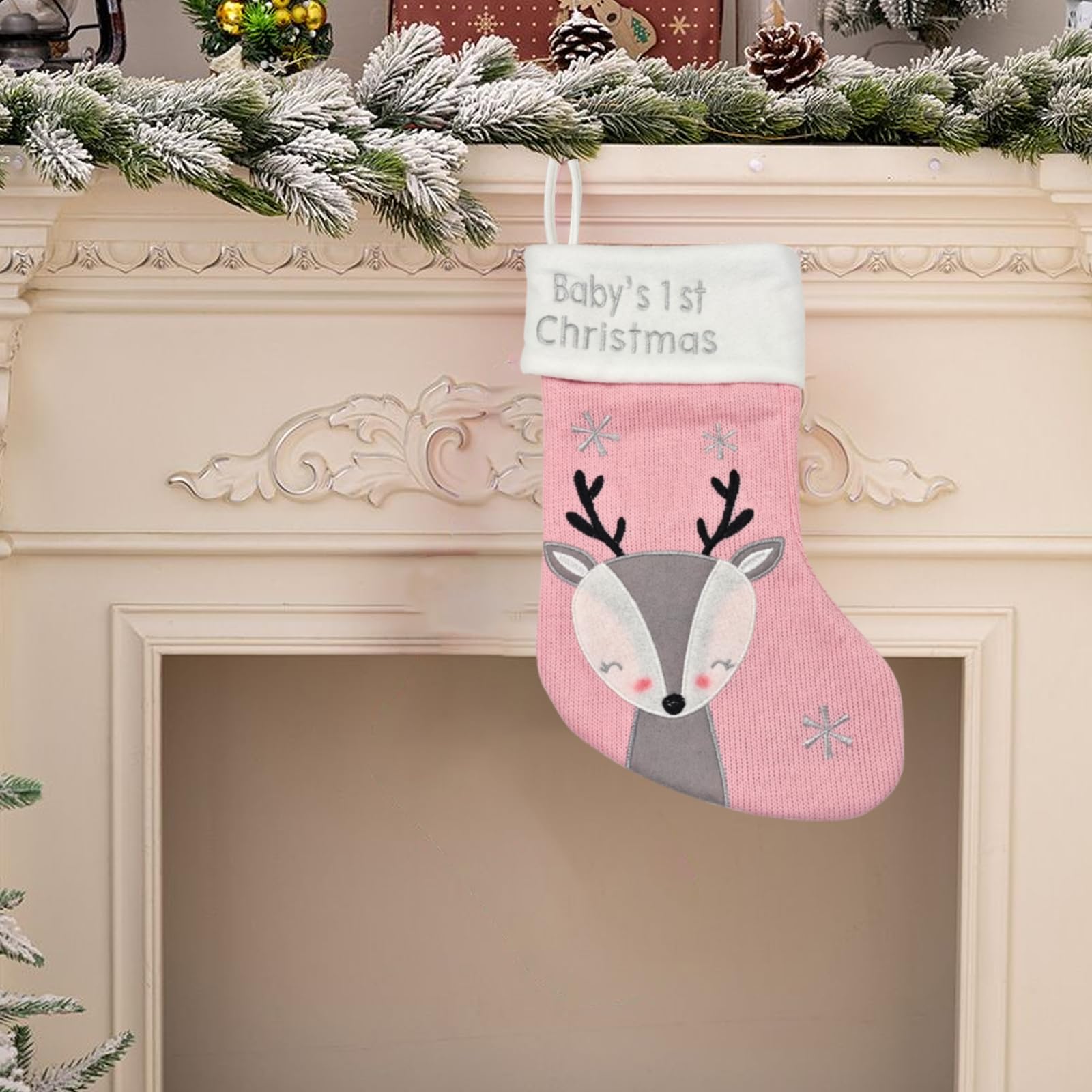 Amazon.com: Babys First Christmas Stocking,Large Christmas