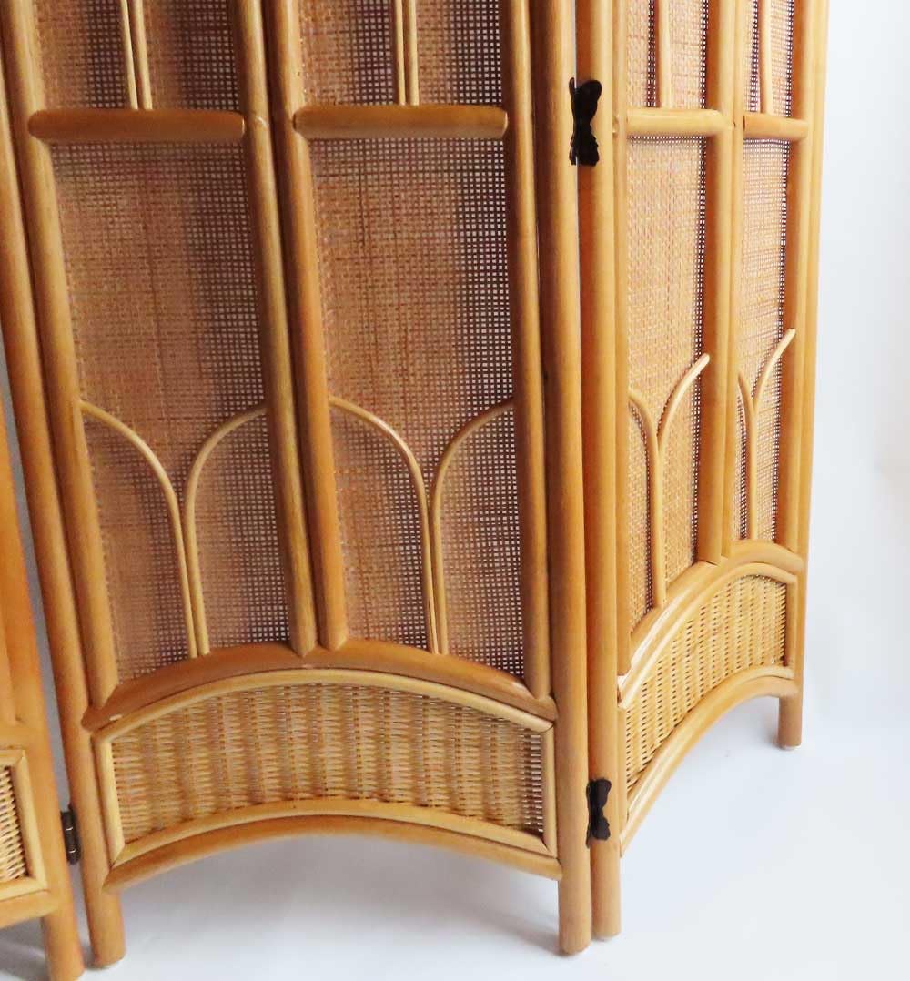 Amazon｜籐衝立 籐間仕切り 籐スクリーン (4連, 1600H)｜間仕切り