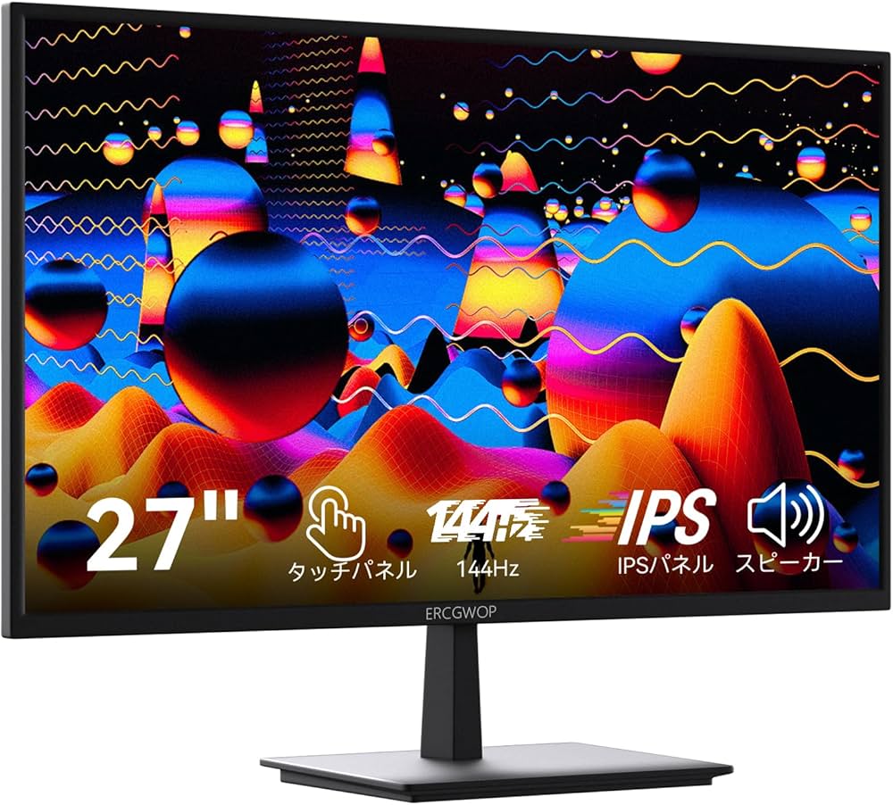 Amazon.co.jp: タッチパネル27インチ144Hzフル HD 1920x1080P PC