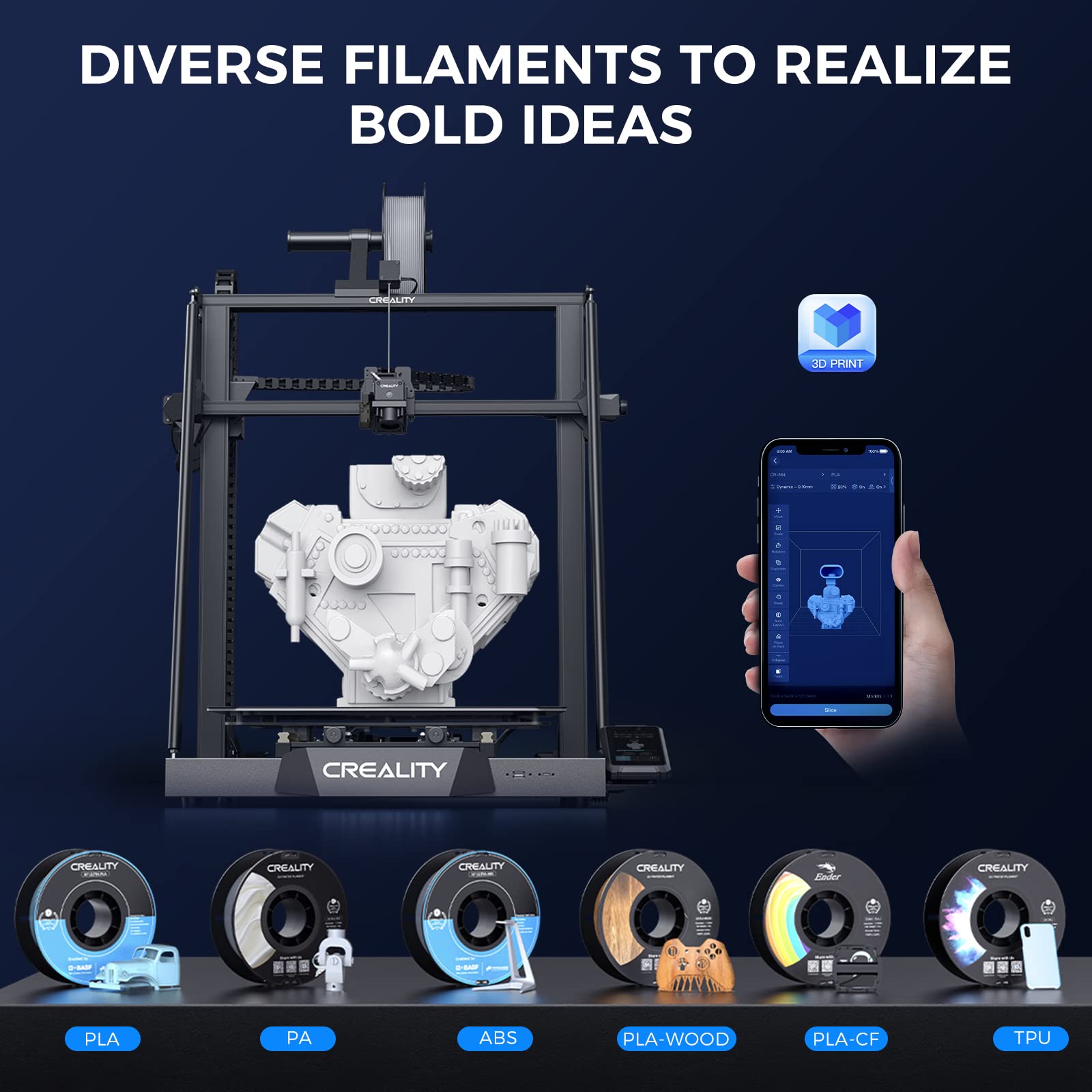 Amazon | Creality CR-M4 最大FDM 3Dプリンター 準工業グレード 大型