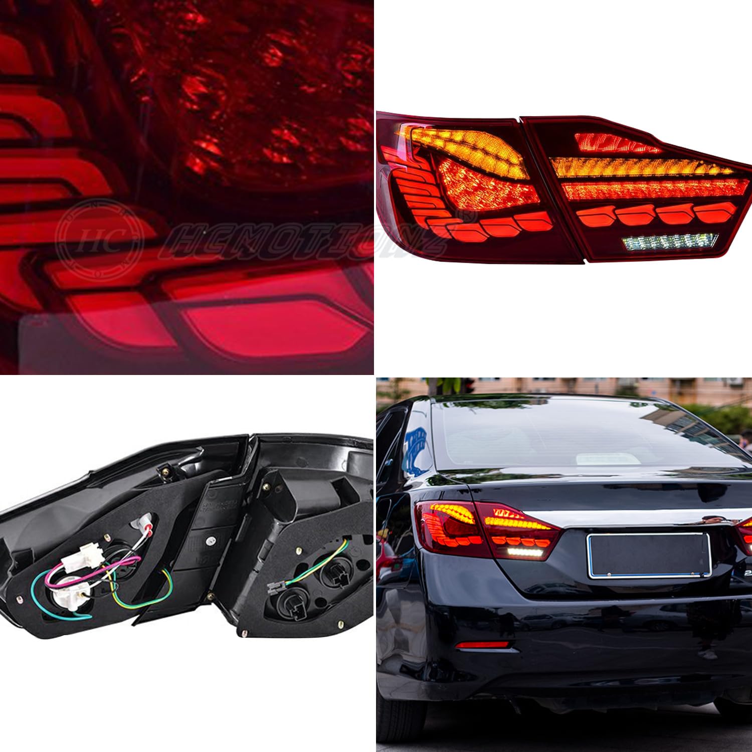 Amazon.co.jp: HCMOTIONZ トヨタ カムリ テールライト テールランプ 9