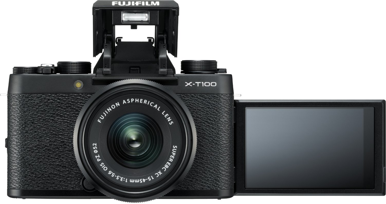 Amazon.com : Fujifilm X-T100 Mirrorless Digital Camera, Black