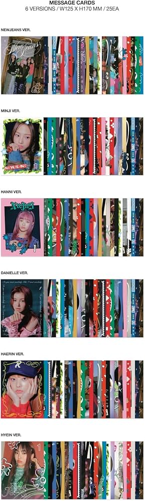 Amazon.com: NewJeans - OMG [Message Card ver.] 1st Single Album+