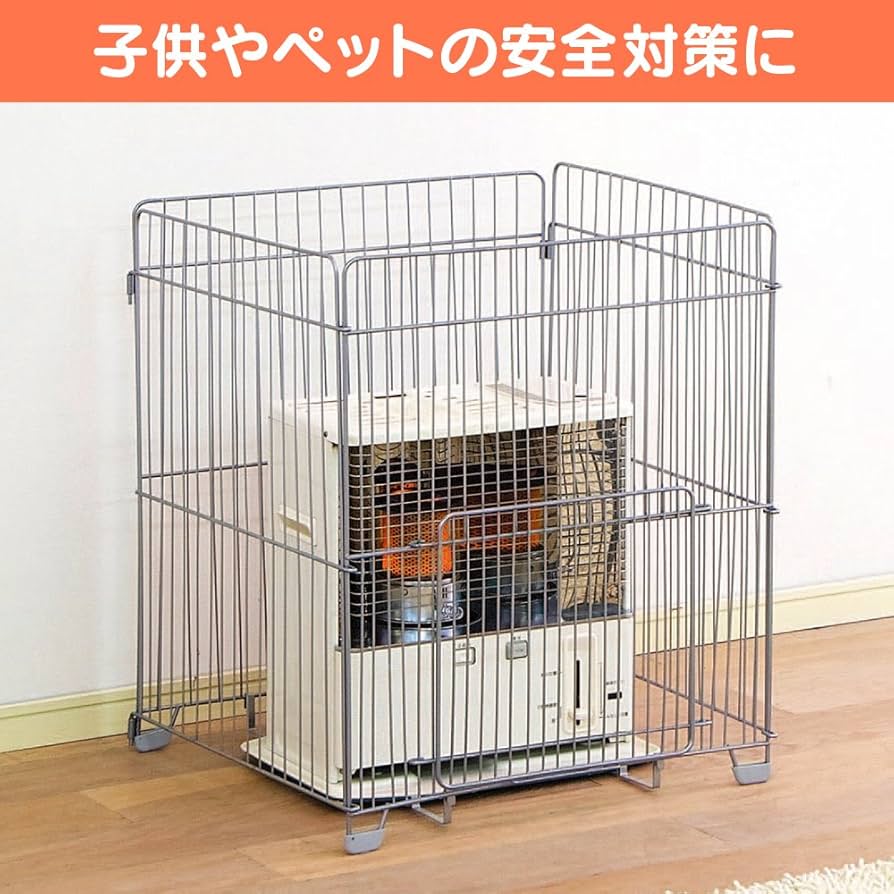 Amazon.co.jp: アイリスオーヤマ ストーブガード 幅58×奥行53×高さ71cm