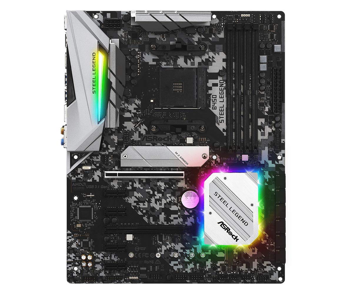Amazon | ASRock マザーボード B450 Steel Legend AMD Ryzen AM4 対応