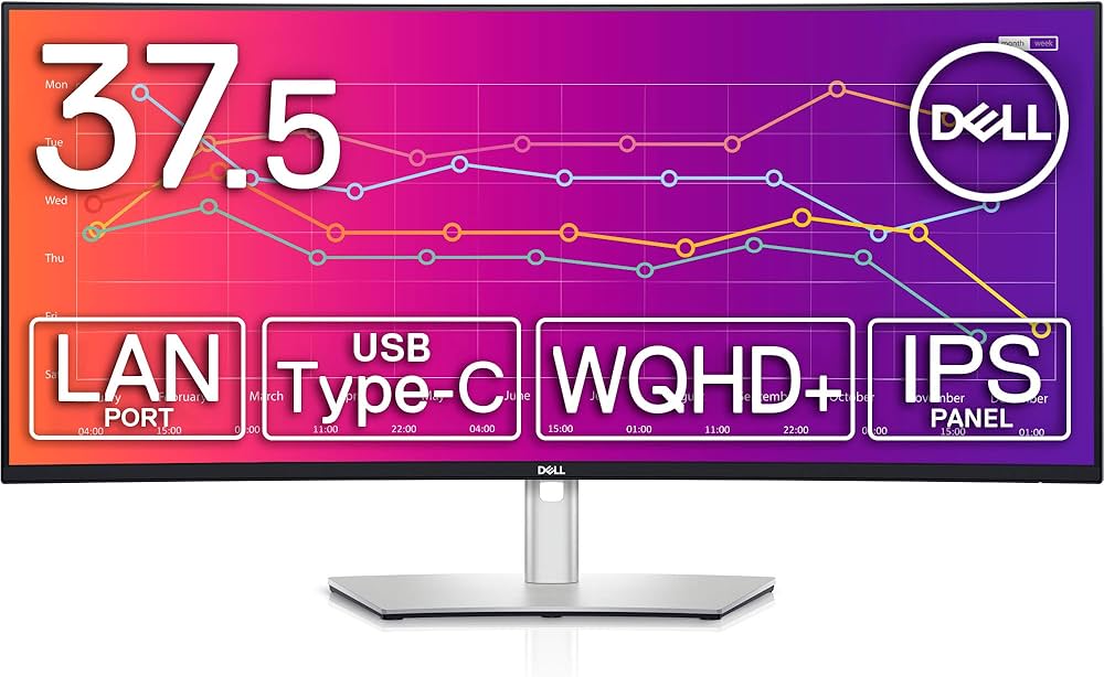 Amazon.co.jp: Dell U3821DW 37.52インチ 曲面 モニター (3年間無輝点