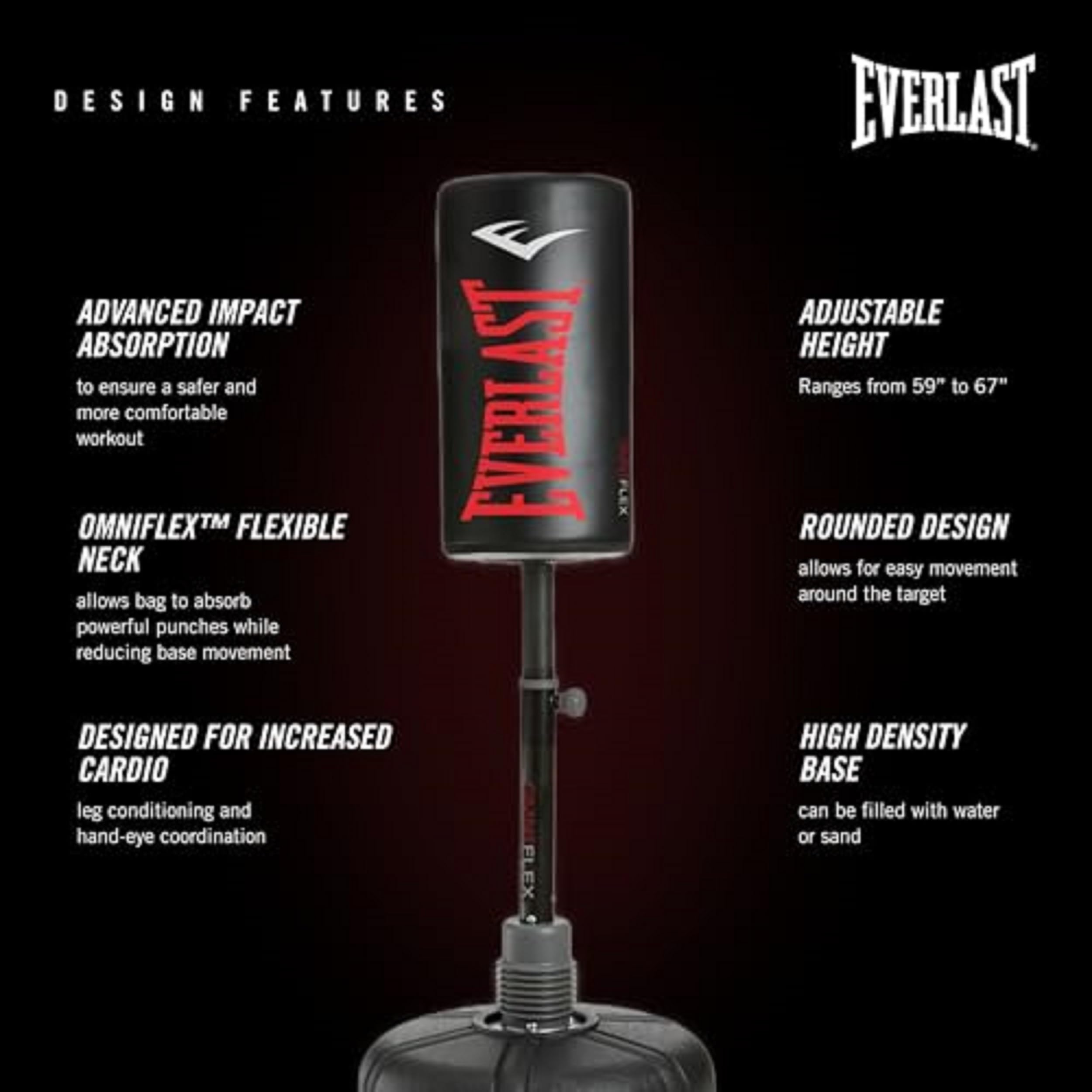 Amazon.co.jp: Everlast(エバーラスト) 自立式 調節可能 パンチング