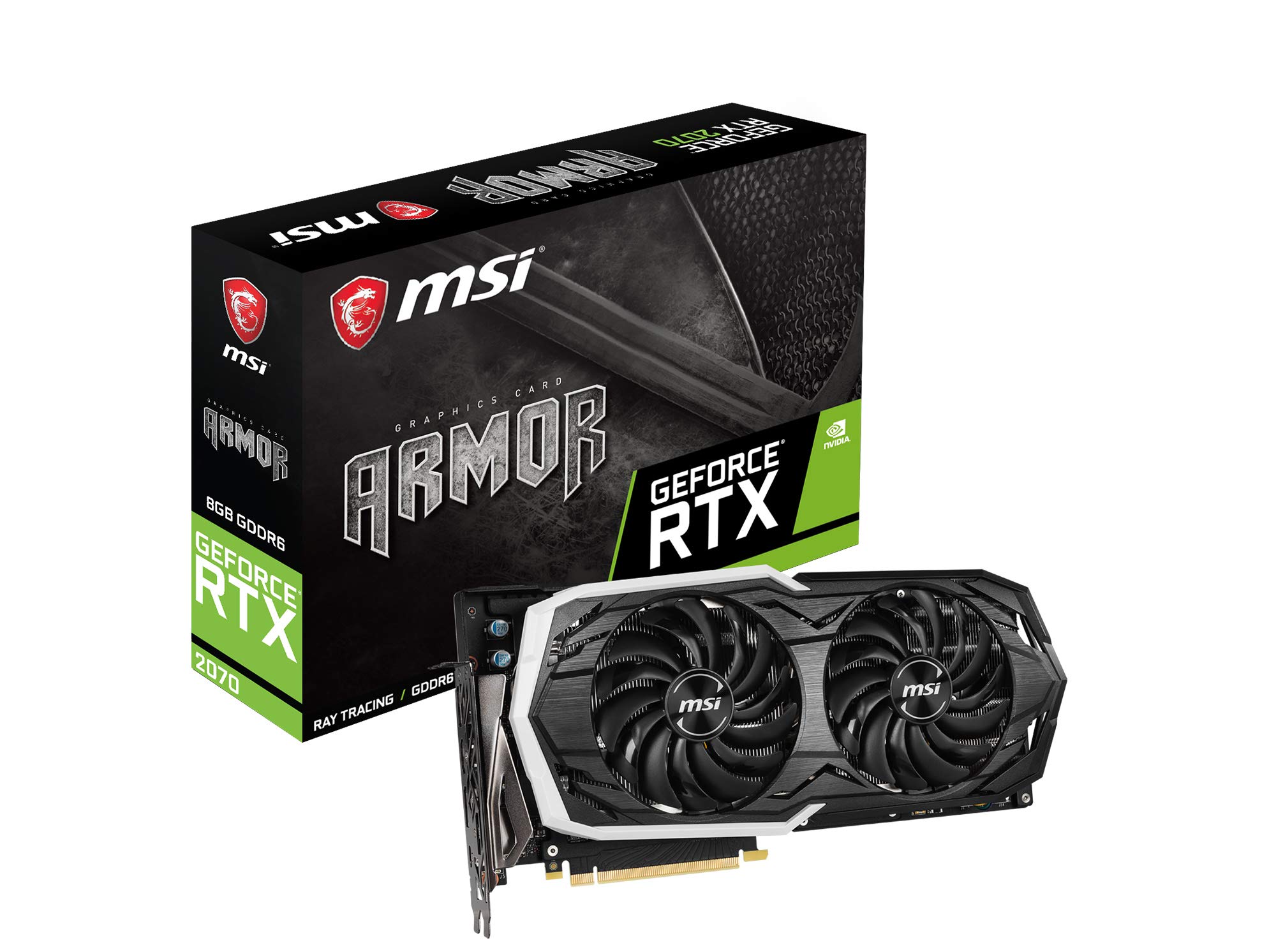 Amazon | MSI GeForce RTX 2070 ARMOR 8G グラフィックスボード
