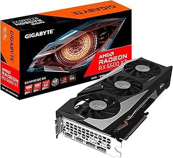 Amazon.com: Gigabyte Radeon RX 6600 XT Gaming OC 8G Graphics Card