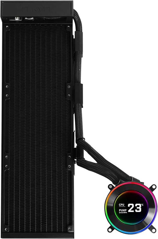 Amazon.co.jp: LIANLI 簡易水冷キット HydroShift II LCD-C 360N Black