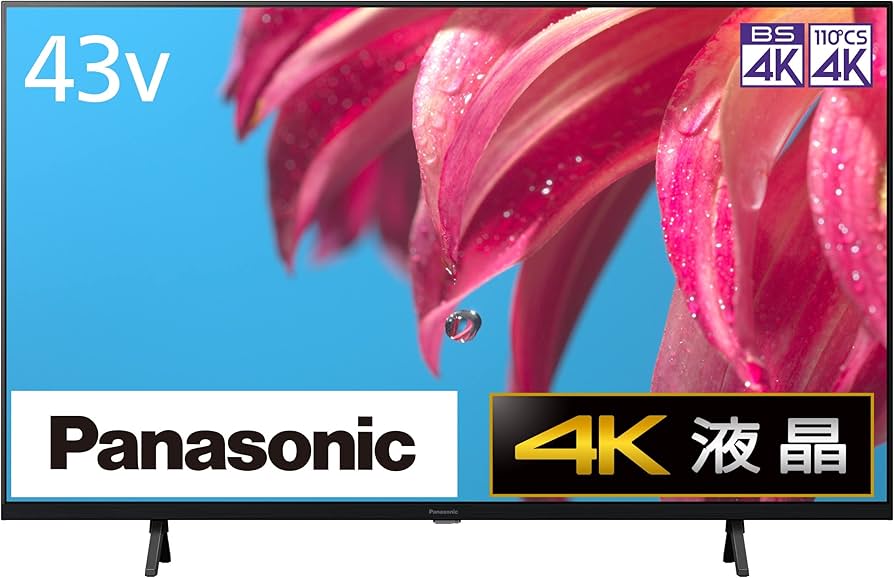 Amazon | パナソニック 43V型 4Kダブルチューナー内蔵 液晶テレビ TH