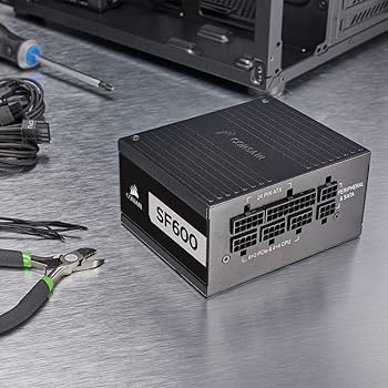 Amazon | CORSAIR PLATINUM認証取得 高効率600W SFX電源ユニット