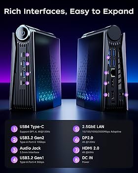 Amazon.co.jp: ACEMAGICIAN S3A ミニPC、Ryzen 7 8745HS [最大4.9Ghz