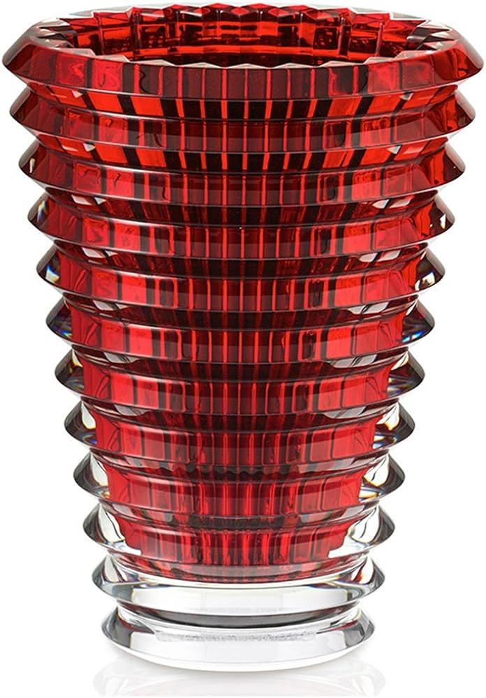 Amazon.co.jp: バカラ Baccarat アイ EYE ベース 花瓶 レッド 14.5cm S