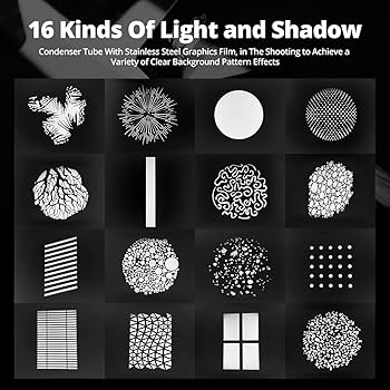 Amazon | AMBITFUL AL-16 光学スポットスポットライトビームライター