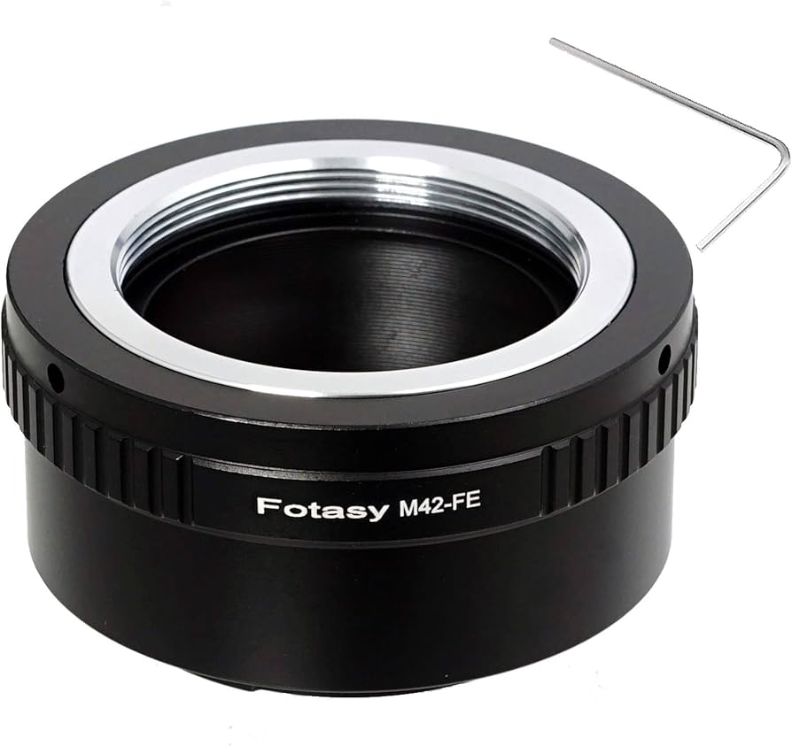 Amazon.com : Fotasy Copper Adjustable M42 Lens to E Mount Adapter