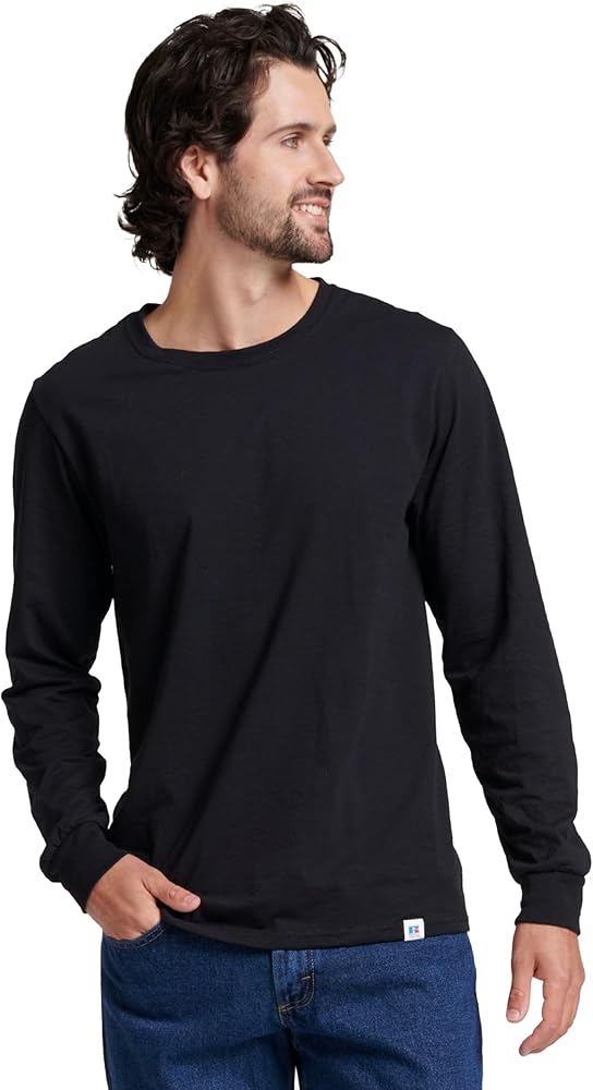 Amazon.com: Russell Athletic Mens Cotton Performance Long Sleeve T