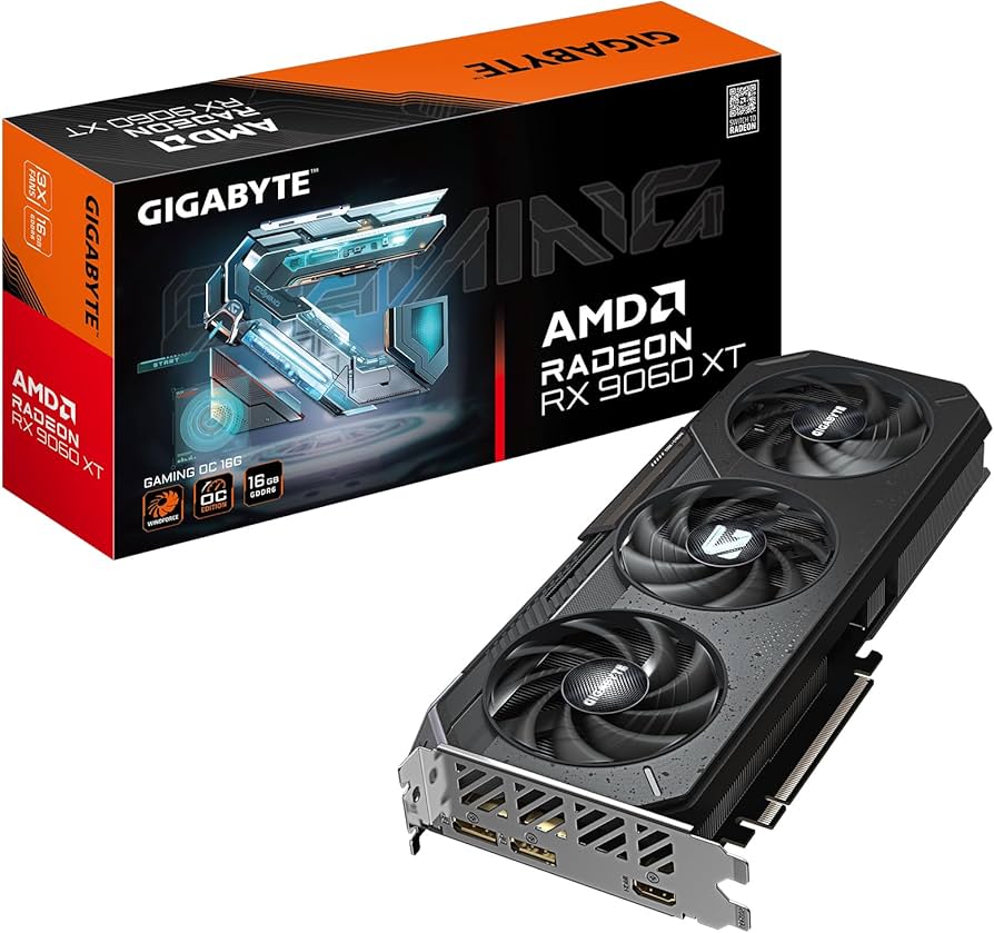 Amazon.com: GIGABYTE Radeon RX 9060 XT Gaming OC 16G Graphics Card