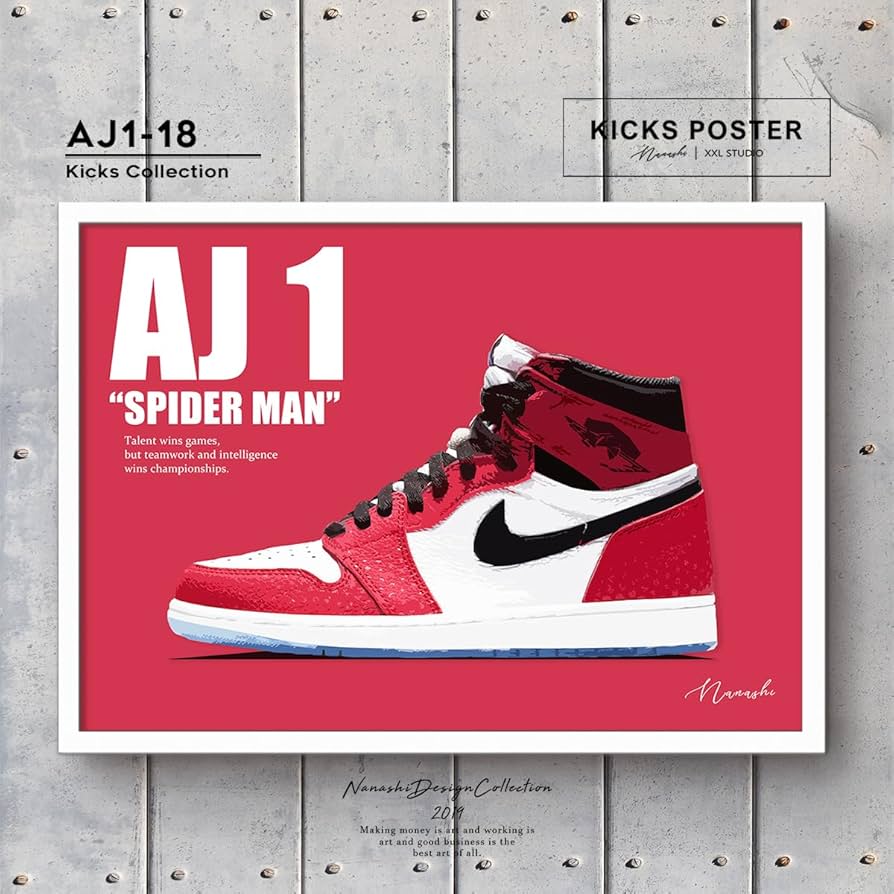 Amazon.co.jp: エアジョーダン1 スパイダーマン オリジンストーリー