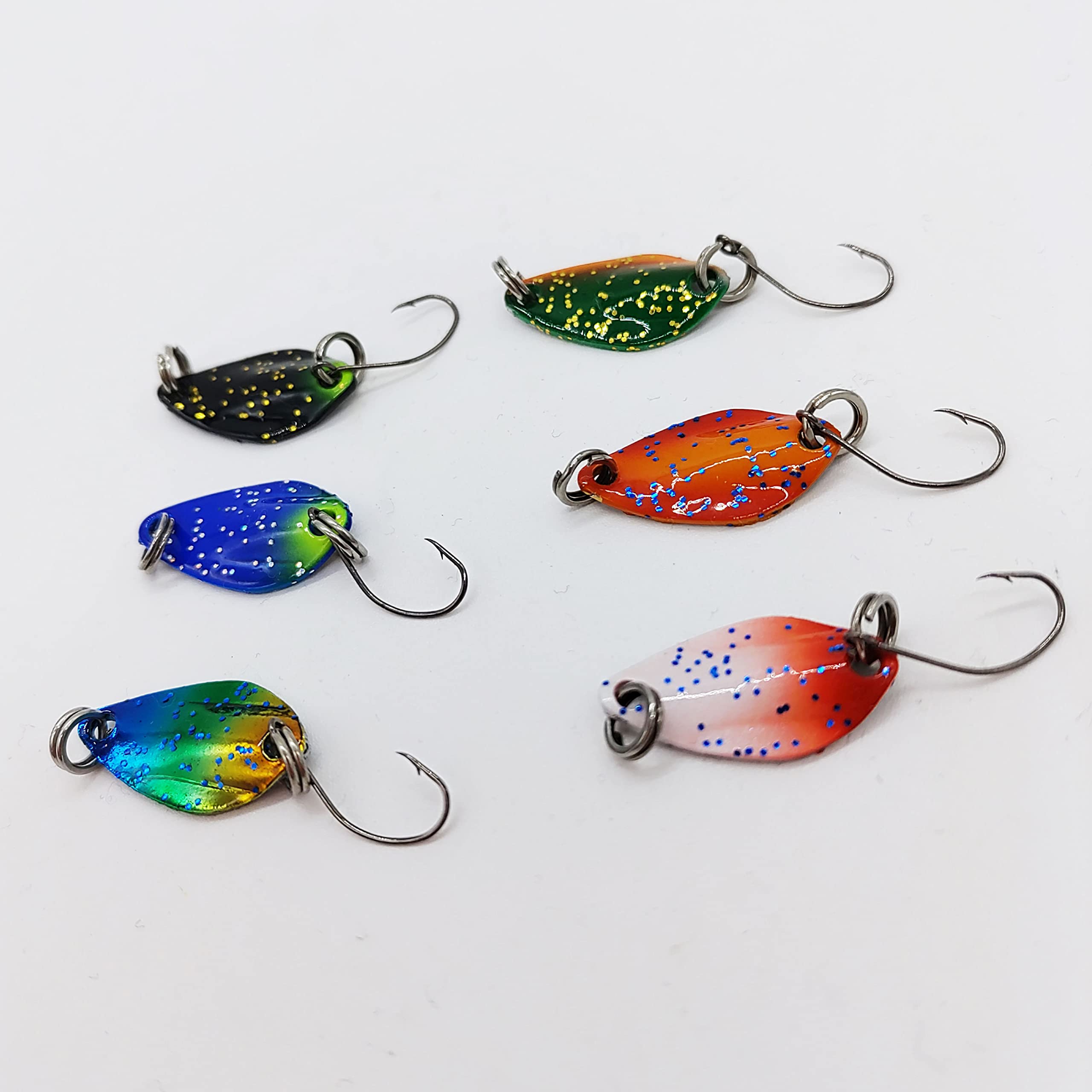 Amazon.co.jp: 【PBルアー】エリアスプーン 管釣りスプーン 6色セット