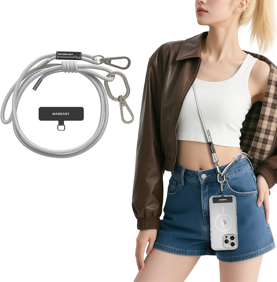 Amazon.com: MAGEASY Universal Cell Phone Lanyard - Anti-Theft Rope