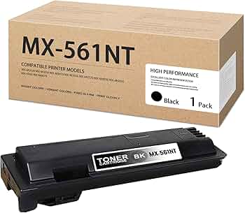 Amazon | MX-561NT MX561NT トナーカートリッジ (1パック、ブラック