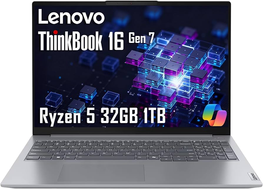 Amazon.com: Lenovo ThinkBook 16 Gen 7 Business Laptop (16