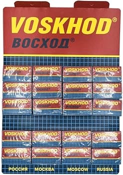 Amazon.co.jp: Voskhodダブルエッジかみそりの刃100パック : ビューティー