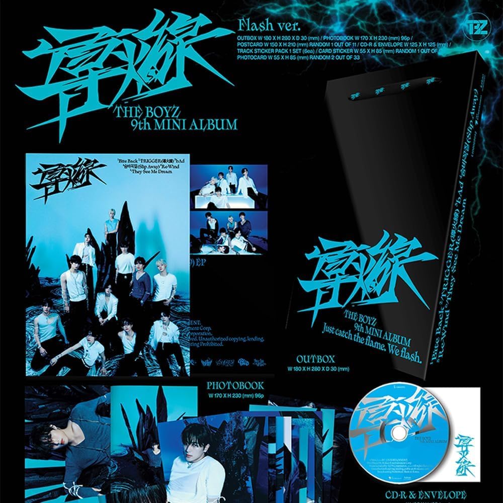 Amazon.com: THE BOYZ TRIGGER 導火線 9th Mini Album Standard 3 Ver