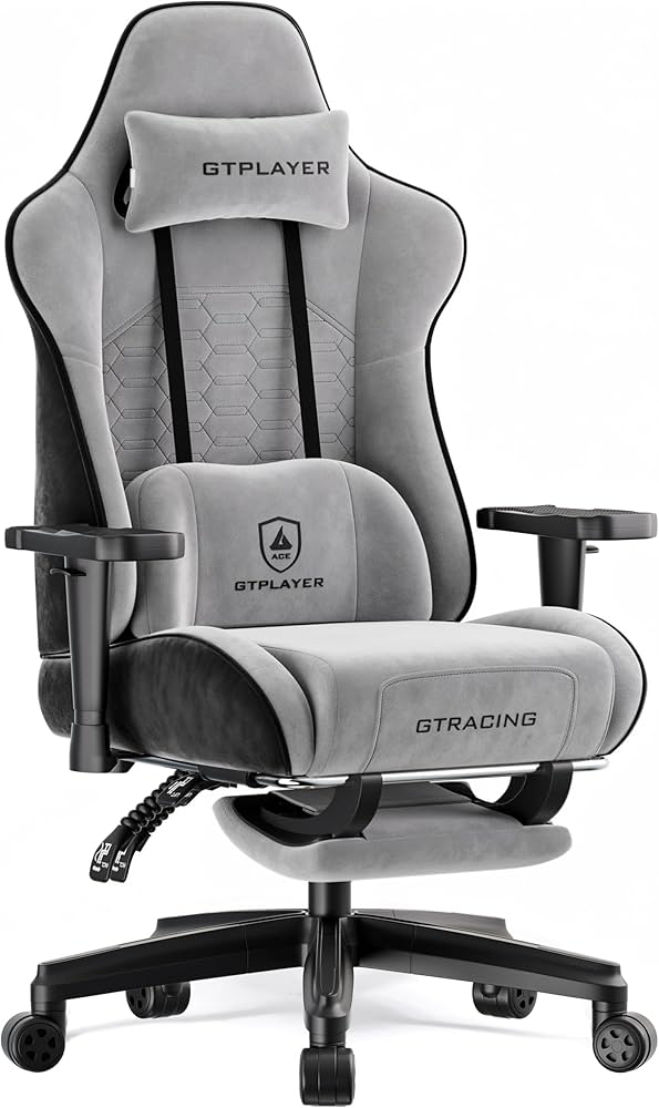 Amazon.co.jp: GTPLAYER ゲーミングチェア ベロア生地 デスクチェア
