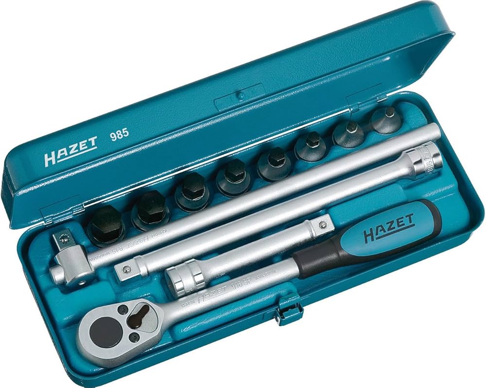 Amazon | HAZET(ハゼット) ヘキサゴンソケットレンチセット 985 差込角