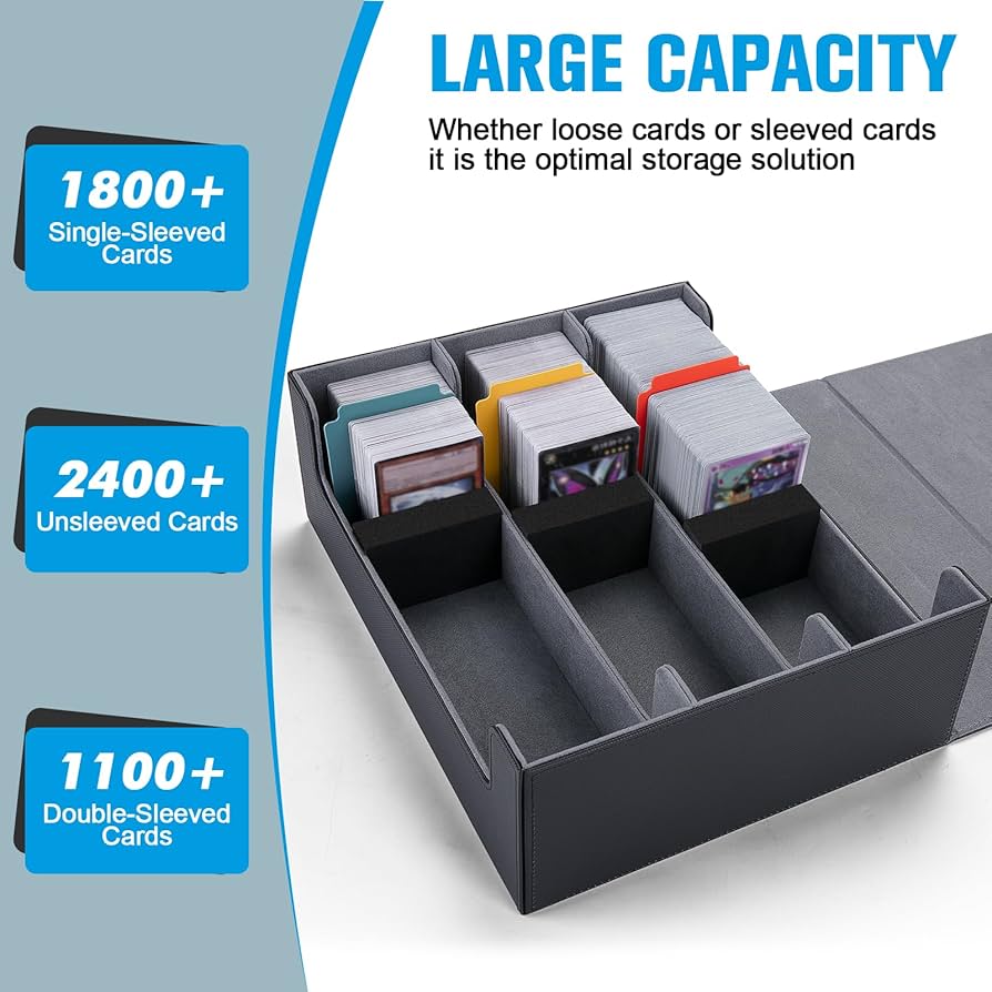 Amazon.com: Astrell Trading Card Storage Box with 12 Dividers and