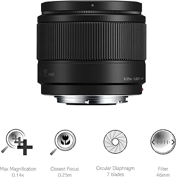 Amazon.co.jp: Panasonic Lumix 25mm F1.7 | H-H025E-K プライムレンズ