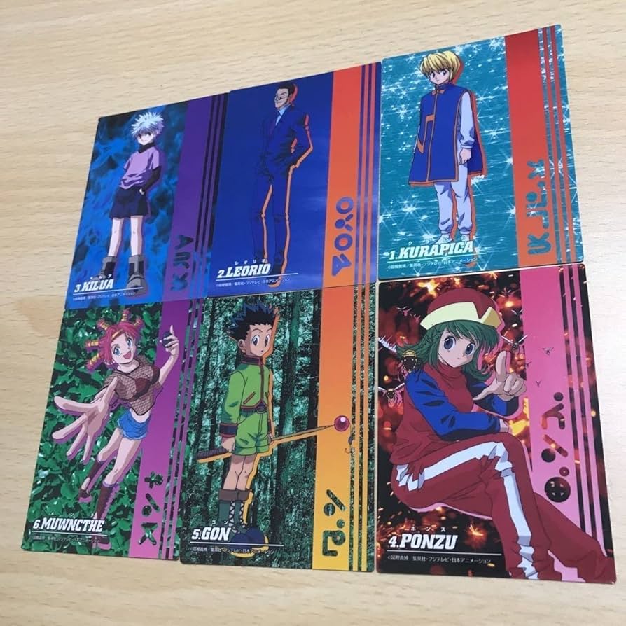 Amazon.co.jp: カード ハンターハンター キルア レオリオ クラピカ