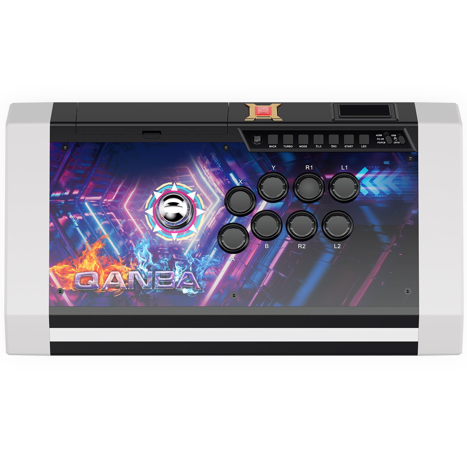 qanba Q3 Obsidian Silent Arcade Joystick Multifunction Edition for