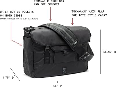 Amazon.com: Chrome Industries Midtown 20L Messenger Bag for Men