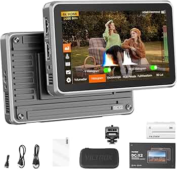 Amazon.co.jp: VILTROX DC-X2 6インチ 2000nits カメラ フィールド