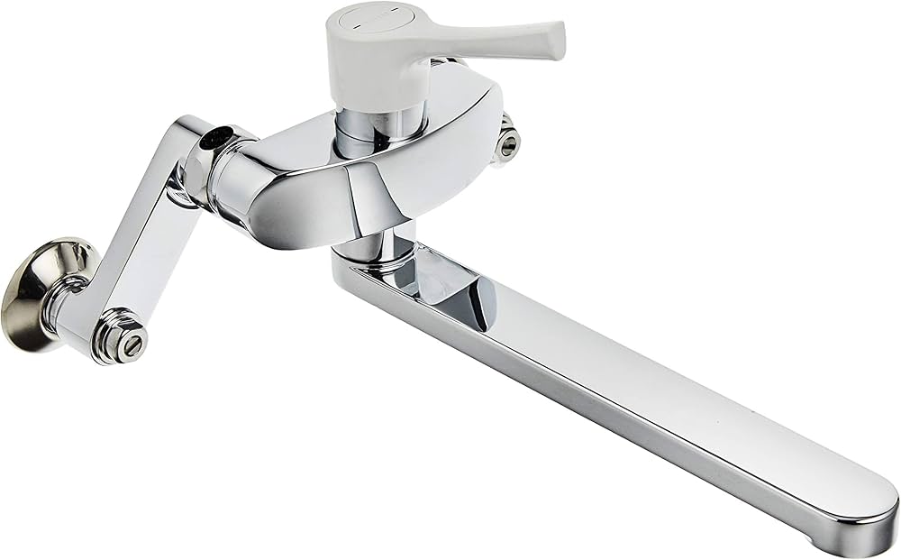 Amazon | TOTO キッチン用 壁付混合栓 TKY01304J | 洗濯機用水栓・万能水栓