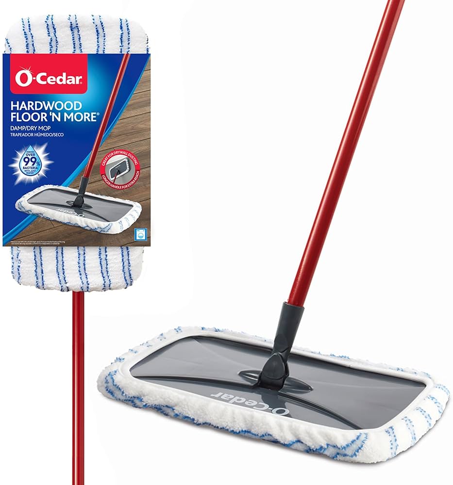 O-Cedar Hardwood Floor 'N More Microfiber Mop with Telescoping