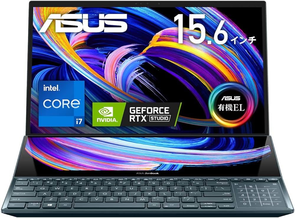 Amazon.co.jp: ASUS 有機EL ノートパソコン Zenbook Pro Duo 15 OLED