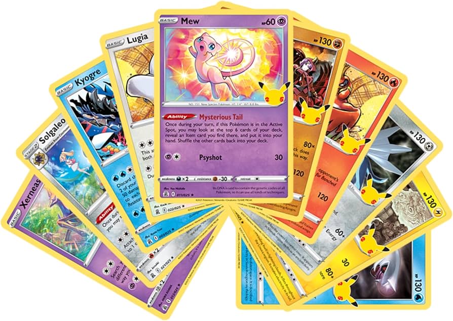 Amazon.com: Pokémon Cards, 25th Anniversary Celebrations, No