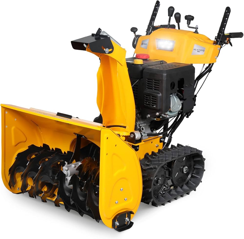 Amazon.co.jp: HAIGE 除雪機 11馬力 セル式寒冷地エンジン クローラー