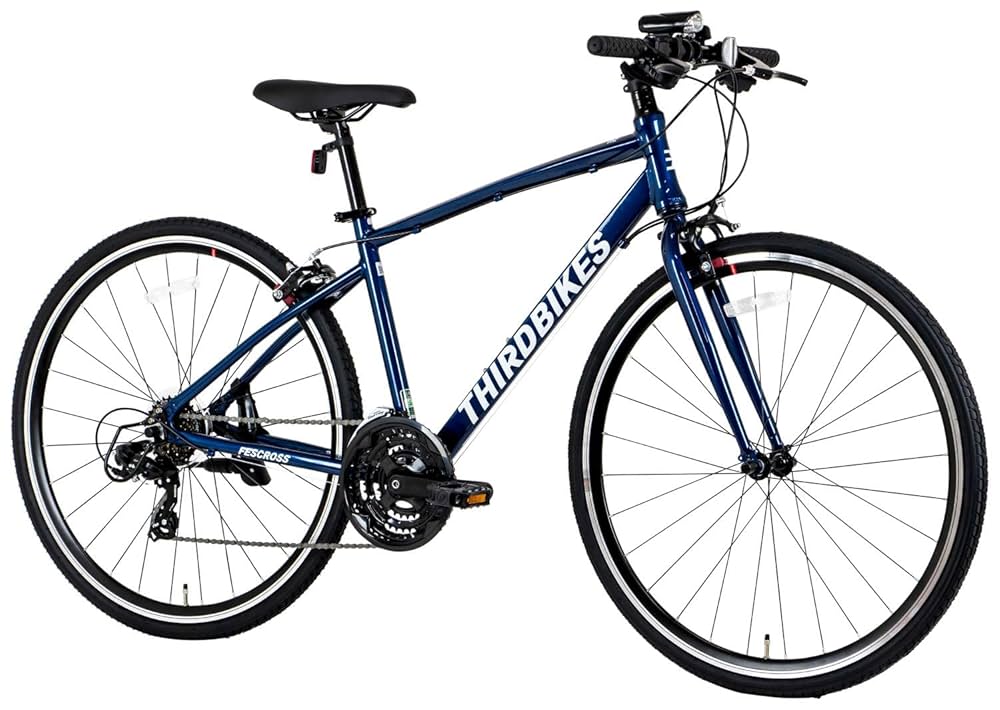 クロスバイク新品白色タイヤサービス大阪市引き取り限定 街乗りクロス