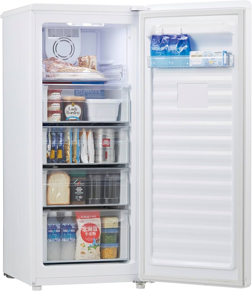 Amazon | ハイアール(Haier) 138L 前開き自動霜取りファン式冷凍庫 JF