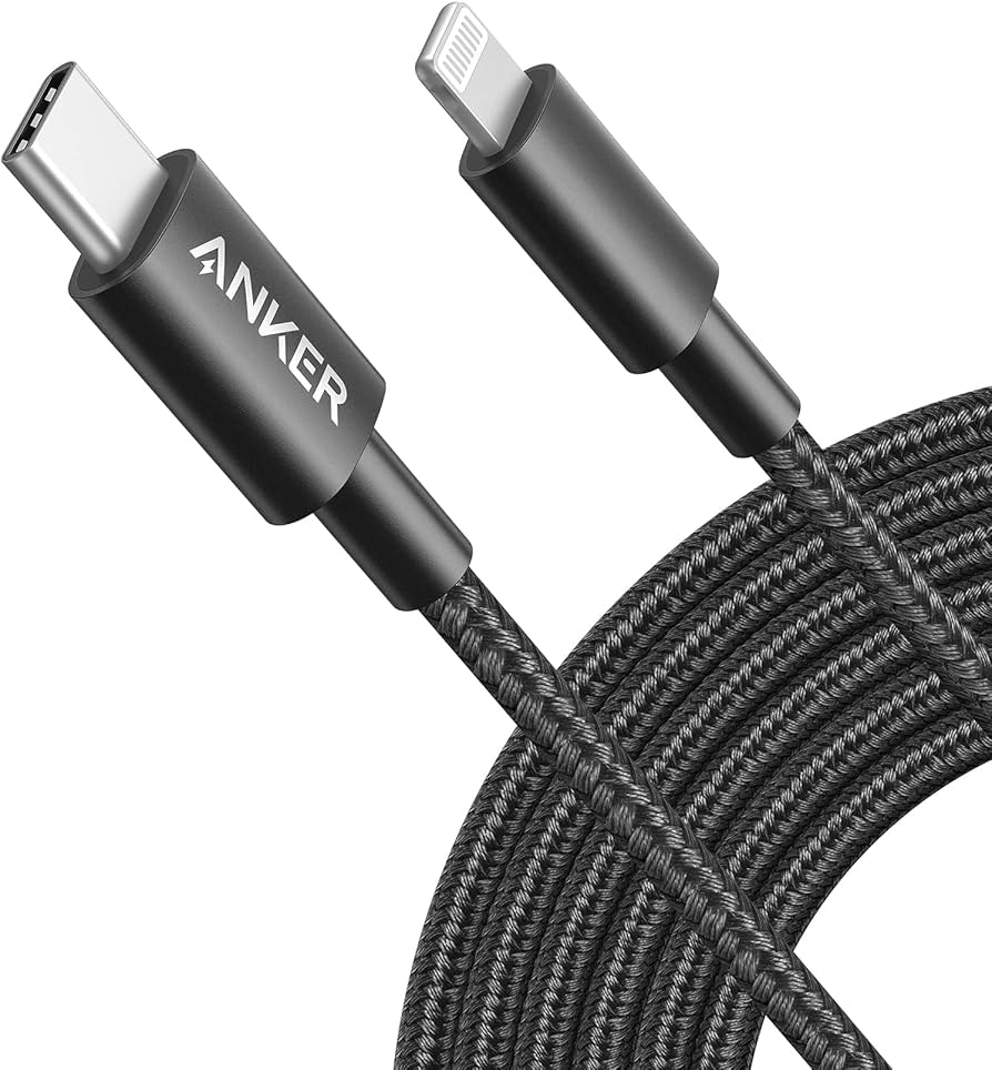 Amazon.co.jp: Anker 高耐久ナイロン USB-C & ライトニングケーブル