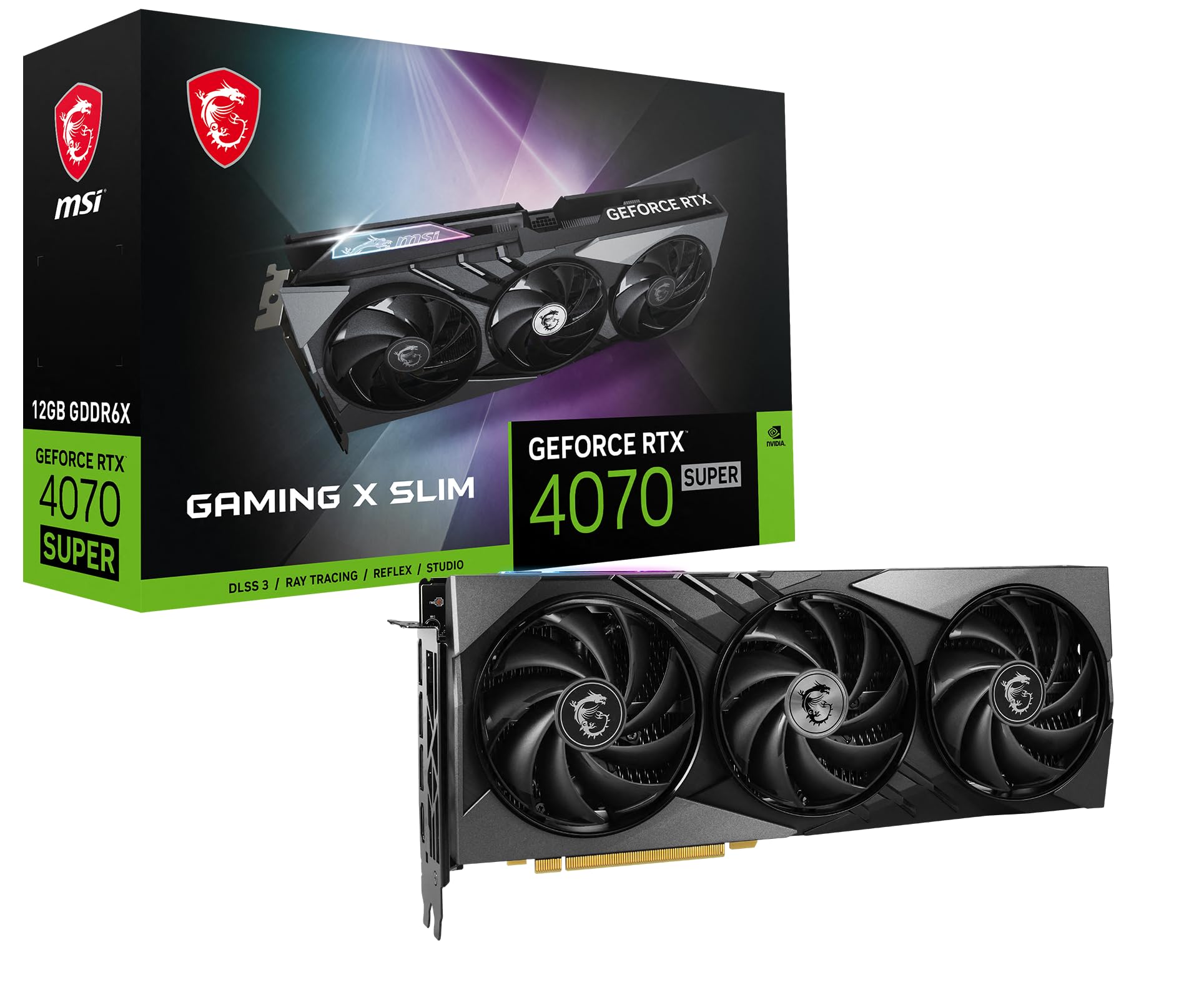 Amazon.com: MSI Gaming RTX 4070 Super 12G Gaming X Slim Graphics