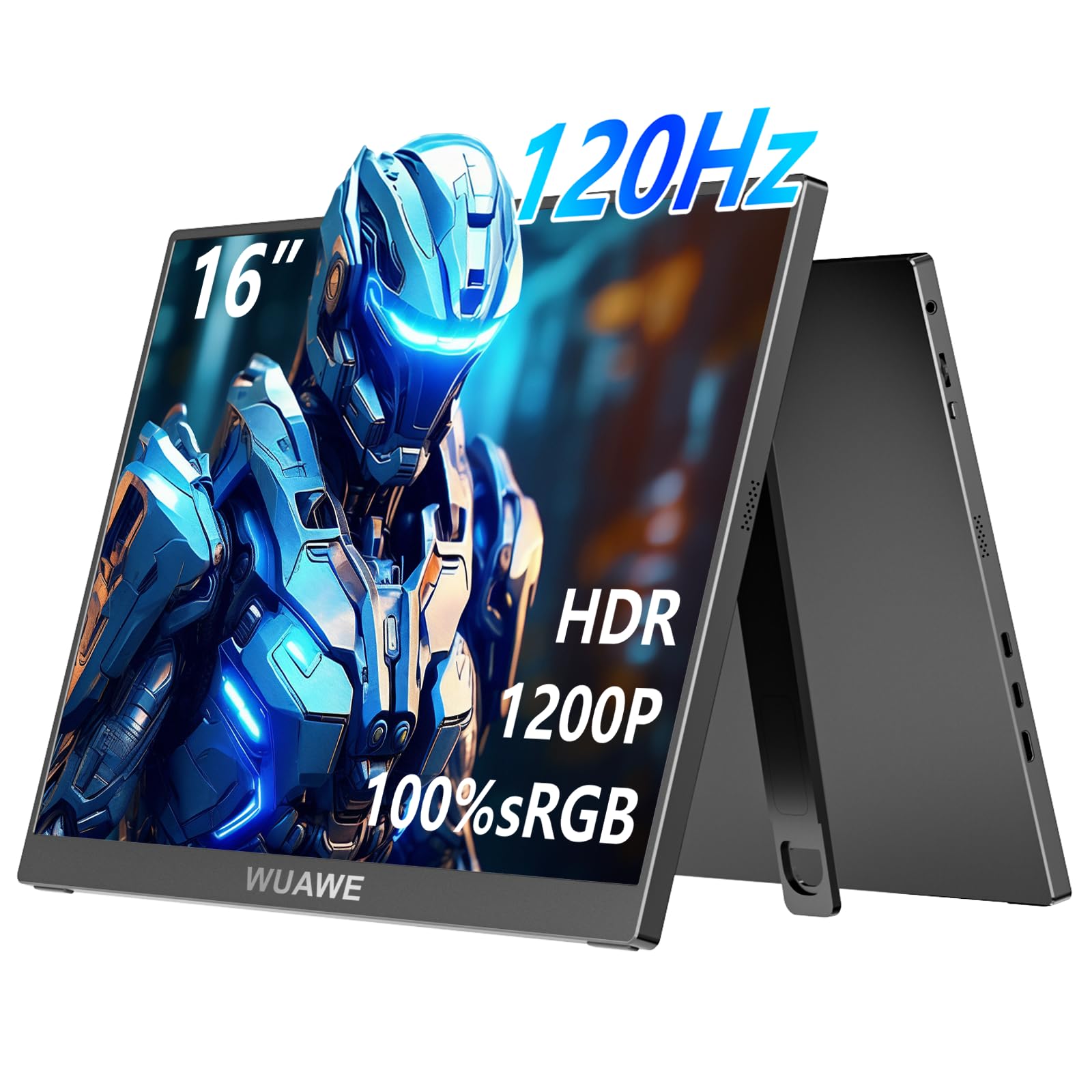 Amazon.co.jp: WUAWE 16インチ 1200P 120Hz ポータブルモニター 100