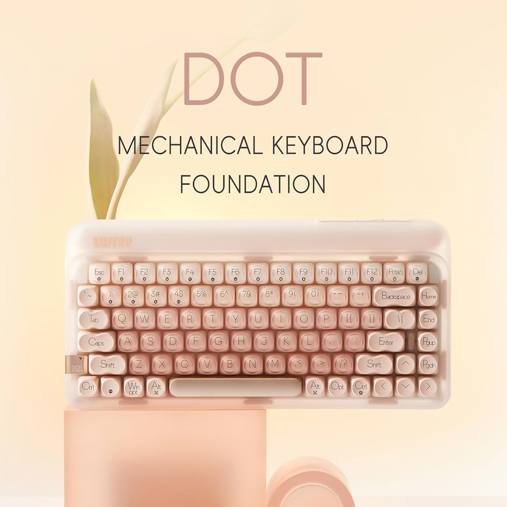 Amazon | LOFREE DOT Foundation メカニカルキーボード, 3種類の接続