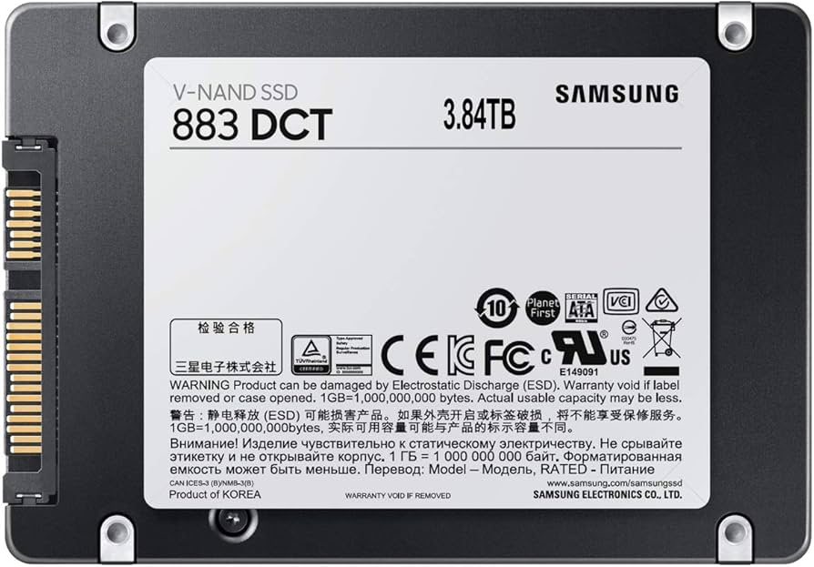 Amazon.com: SAMSUNG 883 DCT Series SSD 1.92TB - SATA 2.5” 7mm
