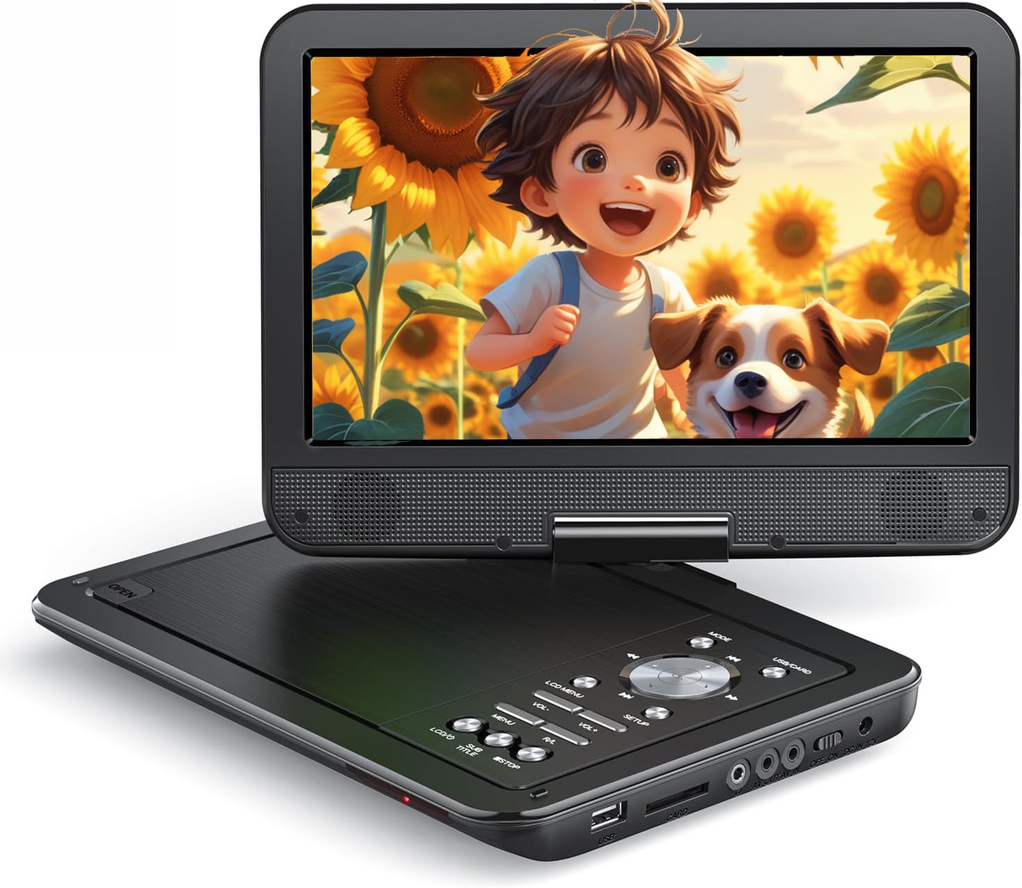 Amazon.co.jp: YOTON ポータブルDVDプレーヤー 12.5インチ、10.5インチ